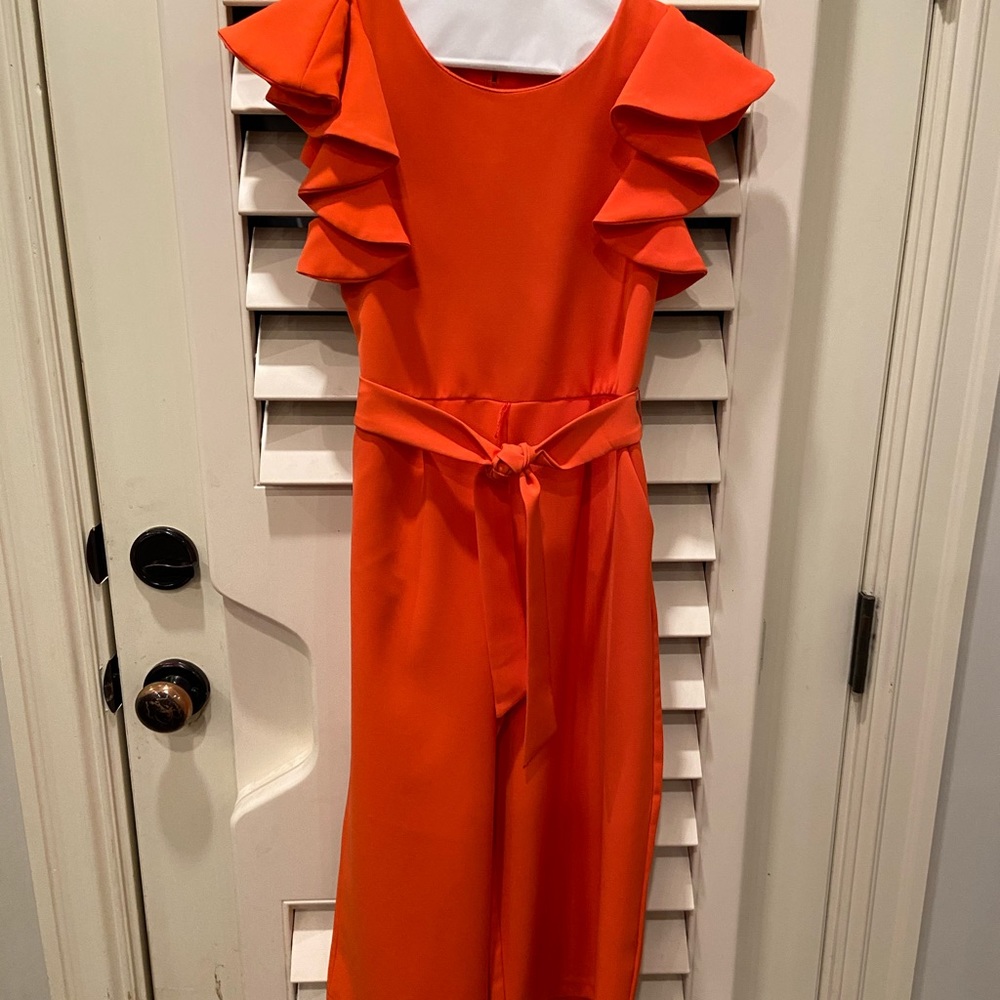 GB girls coral jumpsuit